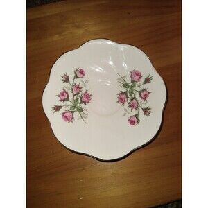 Royal Kent Bone China - Saucer Only - England -Rose Buds